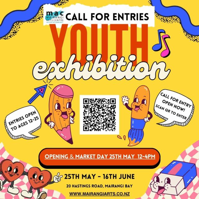 🎨 Calling all talented young artists in our community! 🌟
🚀 We're thrilled to announce the launch of our Youth Exhibition, exclusively for youth aged 12-25! 🎉

🗓️ Submission Deadline: May 19th
🎨 Exhibition Dates: May 25th - June 16th

Click the link below to enter and showcase your child's creativity! Don't miss out on this amazing opportunity to have their artwork displayed! 👇

https://forms.gle/1oGUtRoY1V3LgDgT6

Spread the word and let's celebrate the talent of our local youth together! 🎉